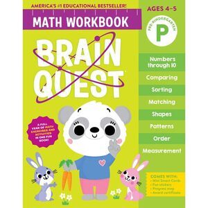 Brain Quest Math Workbook: Pre-Kindergarten -- Workman Publishing